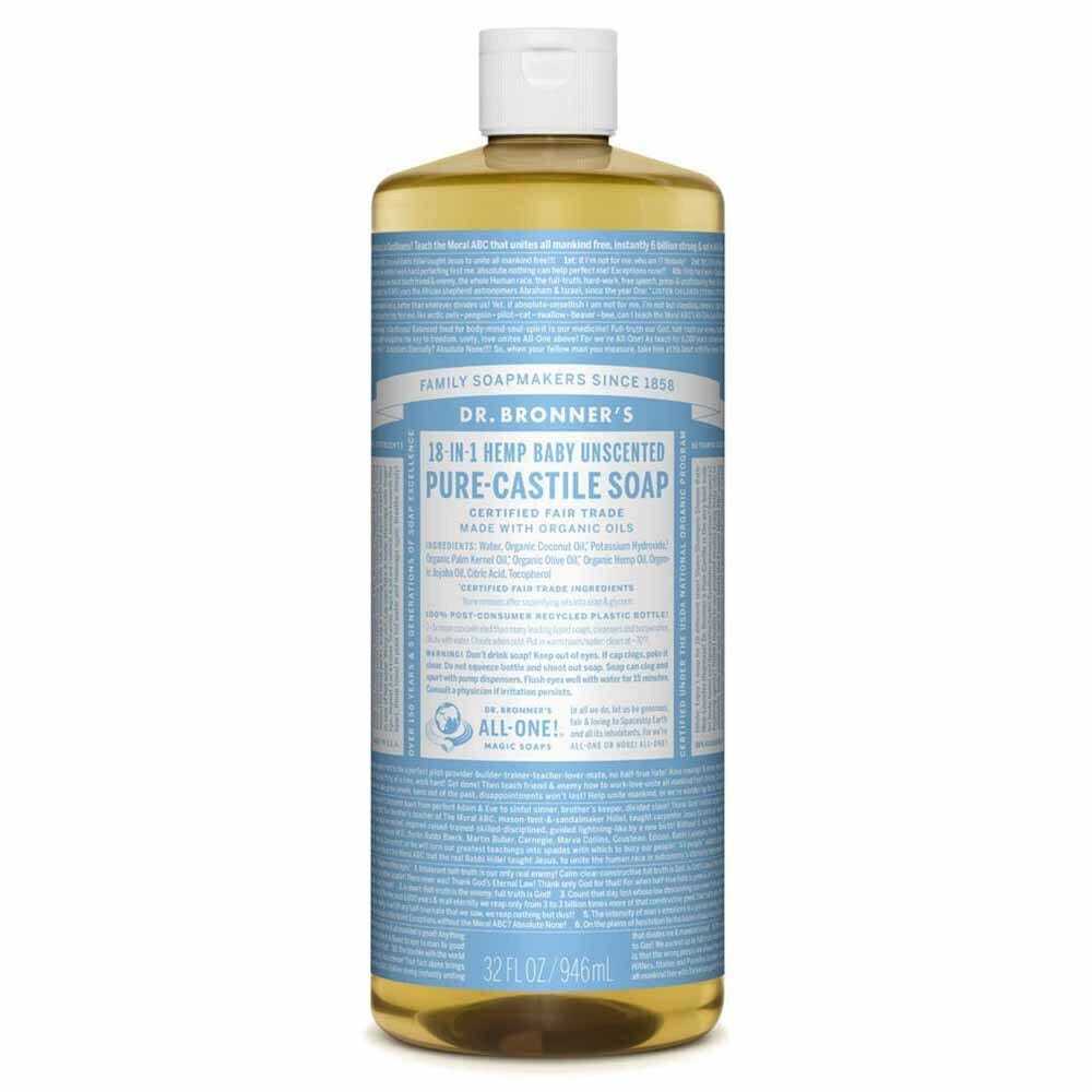 Dr Bronner's Castile Liquid Baby Mild 946ml