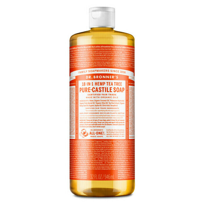 Dr Bronner's Castile Liquid Soap Tea Tree 946ml