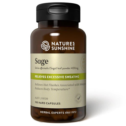 Nature's Sunshine Sage - 100 capsules