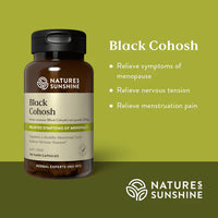 Nature's Sunshine Black Cohosh - 100 capsules