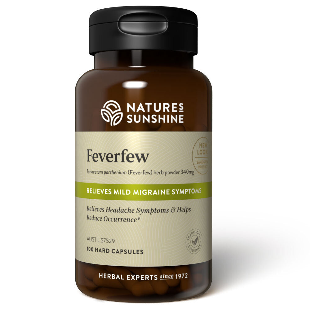 Nature's Sunshine Feverfew - 100 hard capsules