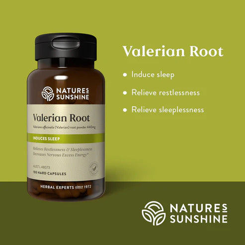 Nature's Sunshine Valerian Root - 100 capsules