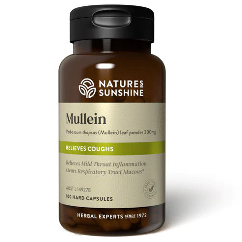 Nature's Sunshine Mullein - 100 capsules