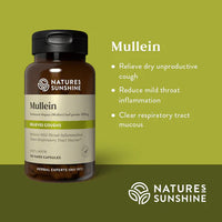 Nature's Sunshine Mullein - 100 capsules