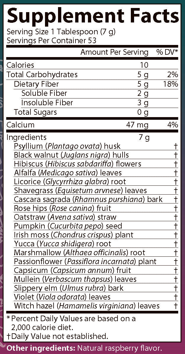 Aim Herbal Fiberblend 375g [FLA:RASPBERRY]