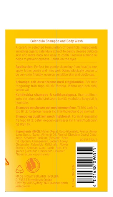 Weleda Baby Calendula Shampoo & Body Wash 200mL