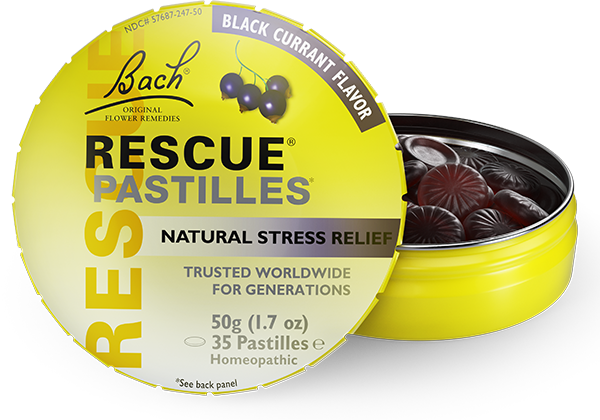 Bach Flower Remedies Rescue Pastilles 50g [FLA:BLACK CURRANT]