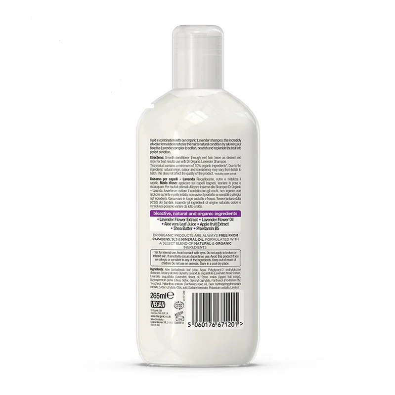Dr Organic Conditioner Lavender 265ml