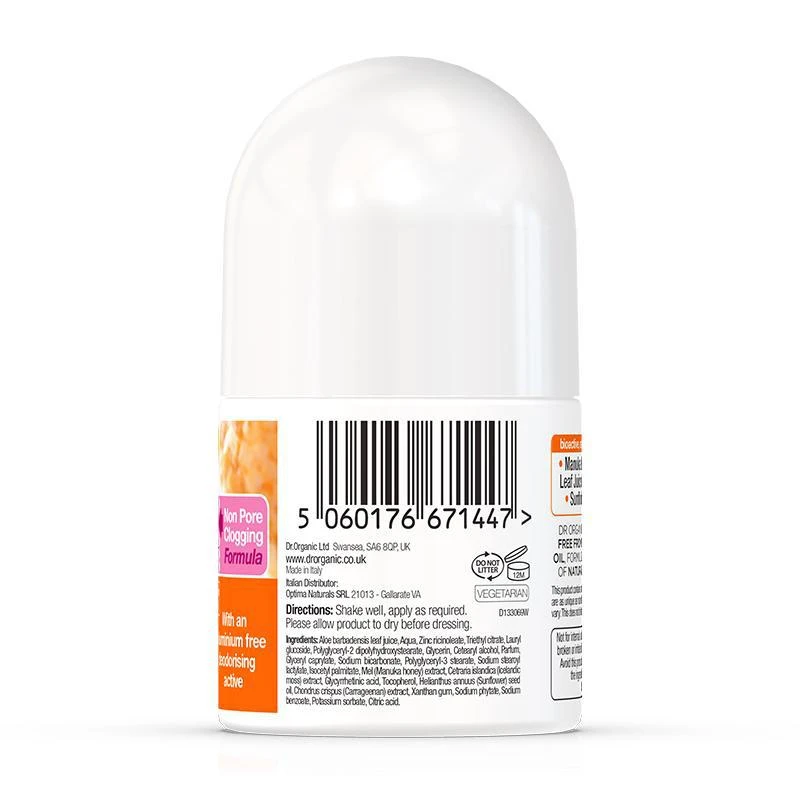 Dr Organic Roll On Manuka Honey 50ml