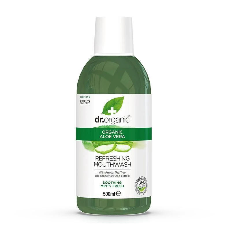 Dr Organic Mouthwash Aloe Vera 500ml