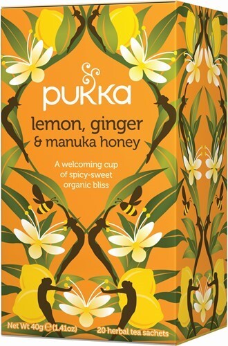 Pukka Lemon, Ginger & Manuka Honey Tea - 20 Tea Sachets