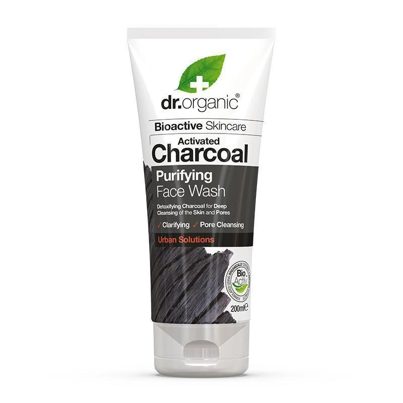 Dr Organic Face Wash Charcoal 200ml