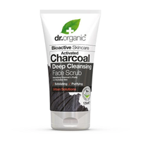 Dr Organic Face Scrub Charcoal 125ml
