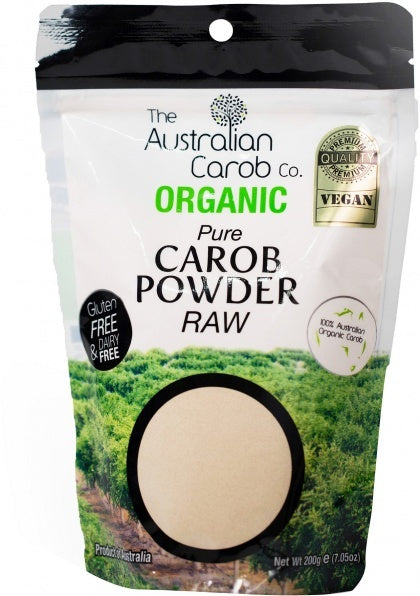 The Australian Carob Co. Pure Raw Carob Powder 200g