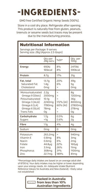 Hemp Foods Australia Organic Hemp Seeds 250g