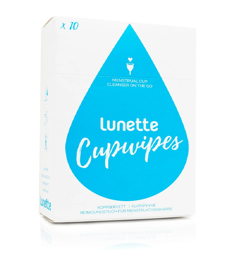 Lunette Menstrual Cup Wipes 10 wipes