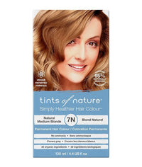 Tints of Nature 7N Natural Medium Blonde Permanent Hair Dye