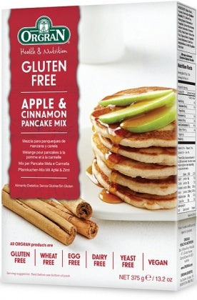 Orgran Apple & Cinnamon Pancake Mix 375g