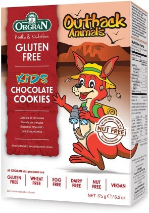 Orgran Outback Animals Chocolate Cookies 175g