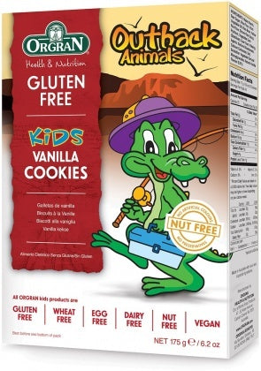 Orgran Outback Animals Vanilla Cookies 175g