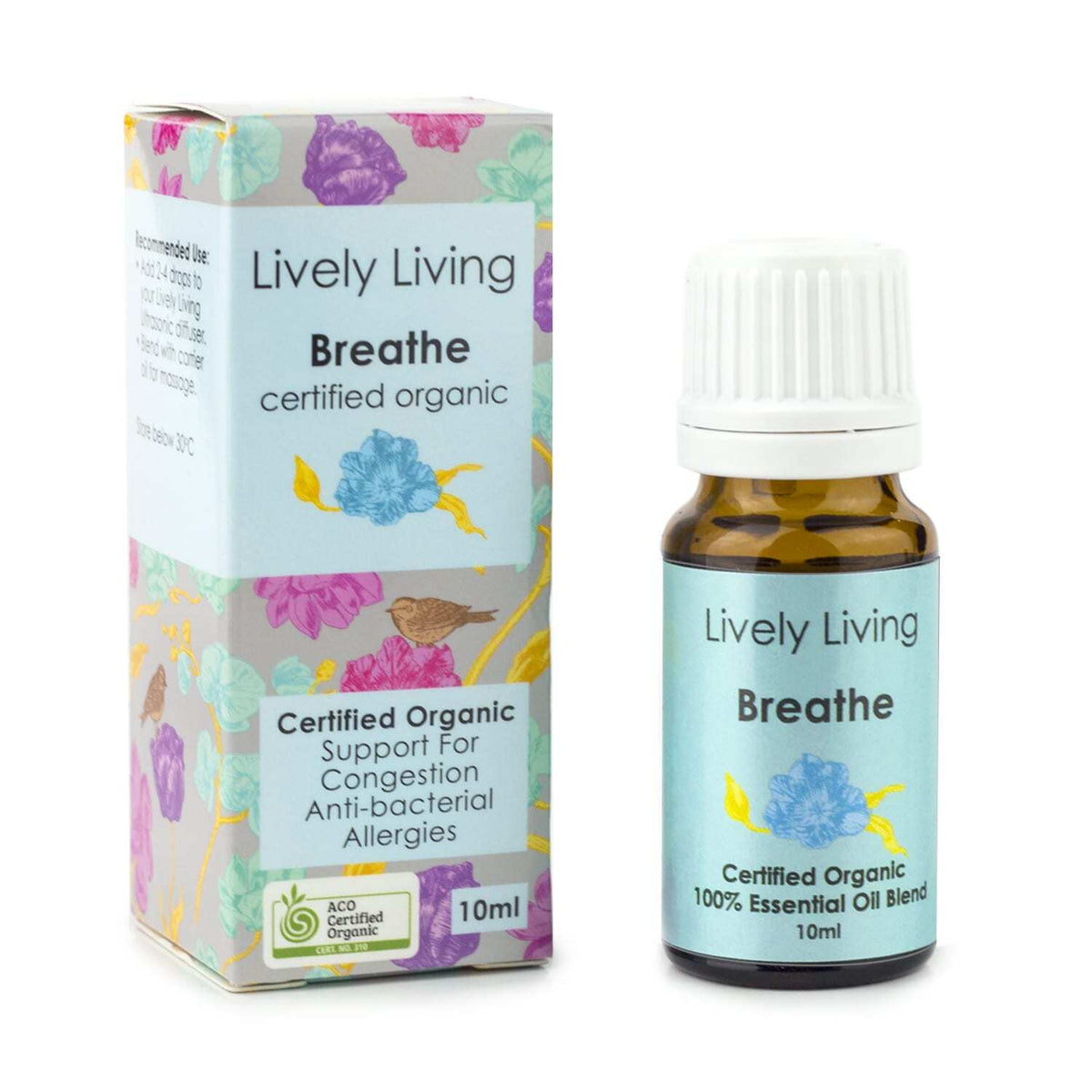 Lively Living Breathe Essential Oil Blend 10mL