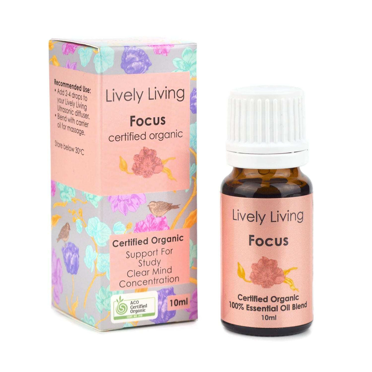 Lively Living Focus Essential Oil Blend 10mL
