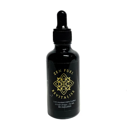 Zenfuel Gold Std Pure Shilajit Drops [SZ:50ML]