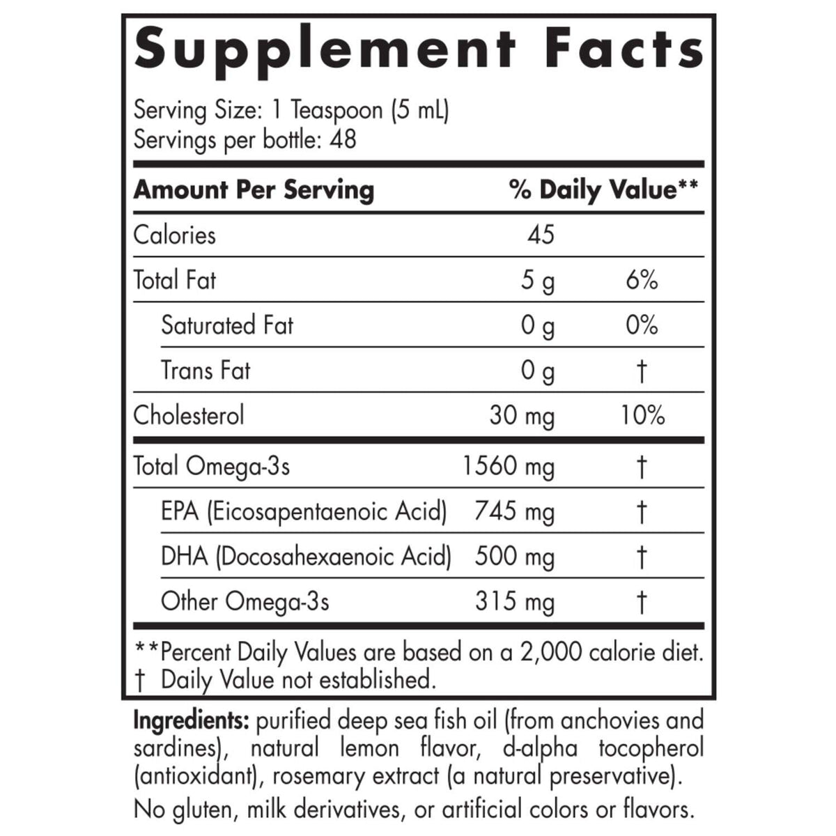 Omega-3 Fish Oil Lem [FOR:LIQUID SZ:237ML]