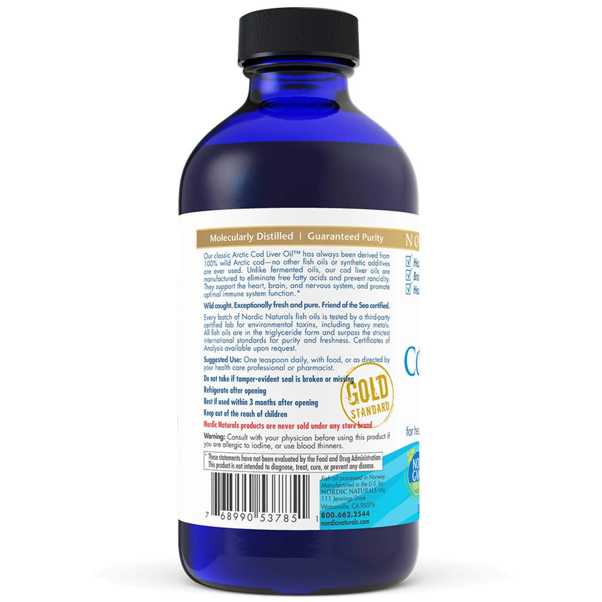 Arctic Cod Liver Oil [FLA:UNFLAVOURED SZ:237ML]