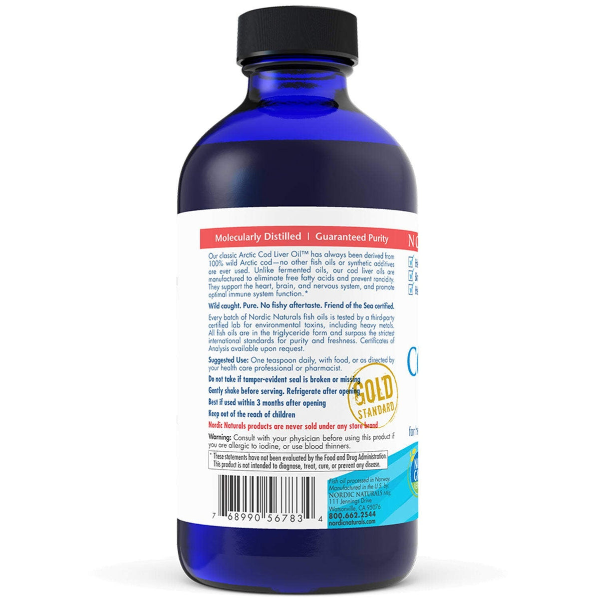 Arctic Cod Liver Oil [FLA:STRAWBERRY SZ:237ML]