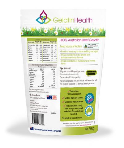 Gelatin Health Gelatin 500g