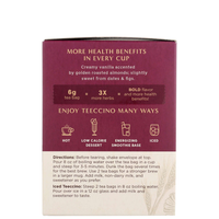 Teeccino Caffiene-Free Vanilla Nut Herbal Coffee Medium Roast - 10 Teabags