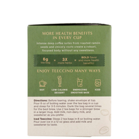 Teeccino Caffiene-Free French Roast Herbal Coffee Dark Roast - 10 Teebags