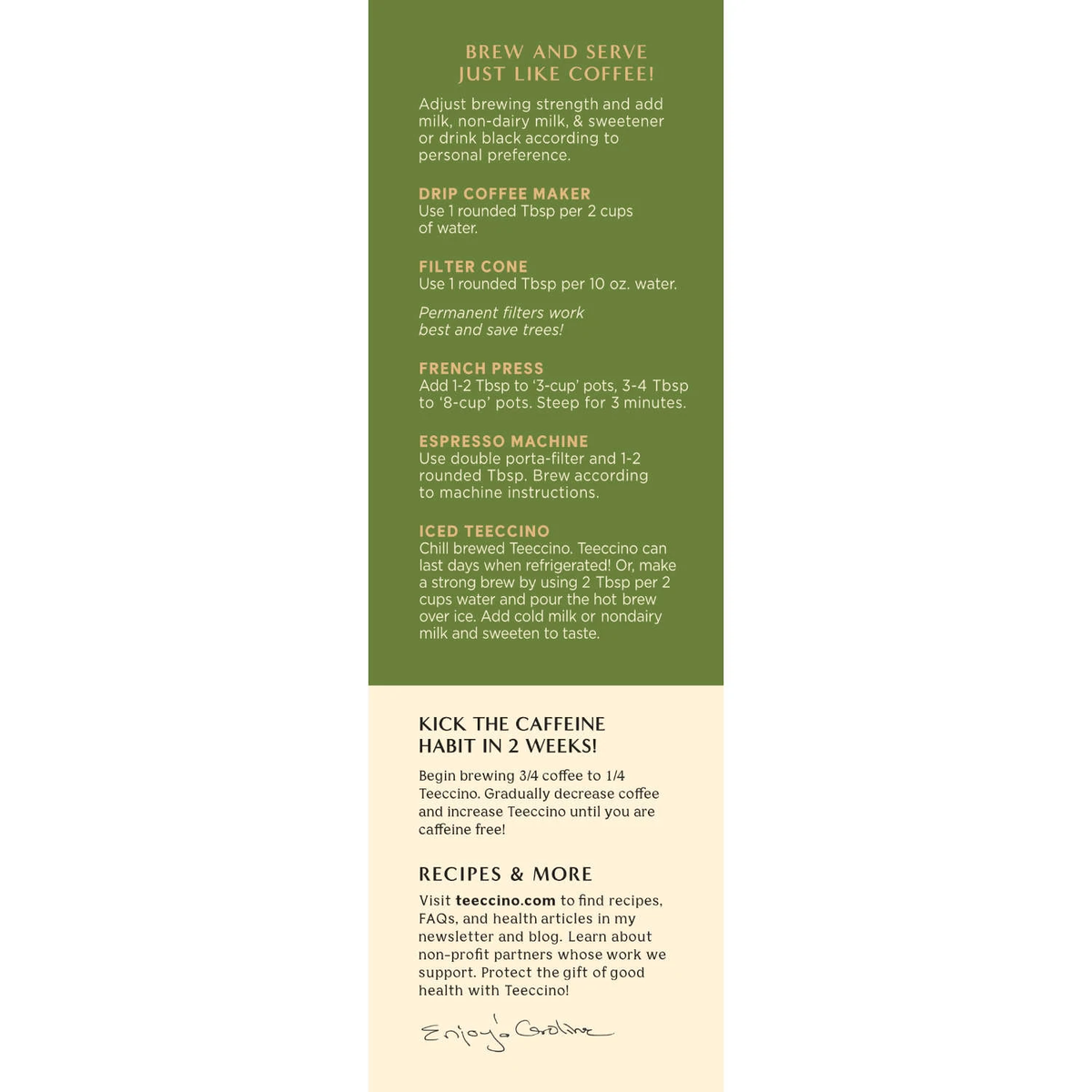 Teeccino French Roast Organic 312g