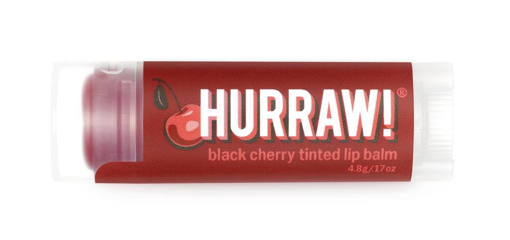 Hurraw! Black Cherry Tinted Lip Balm