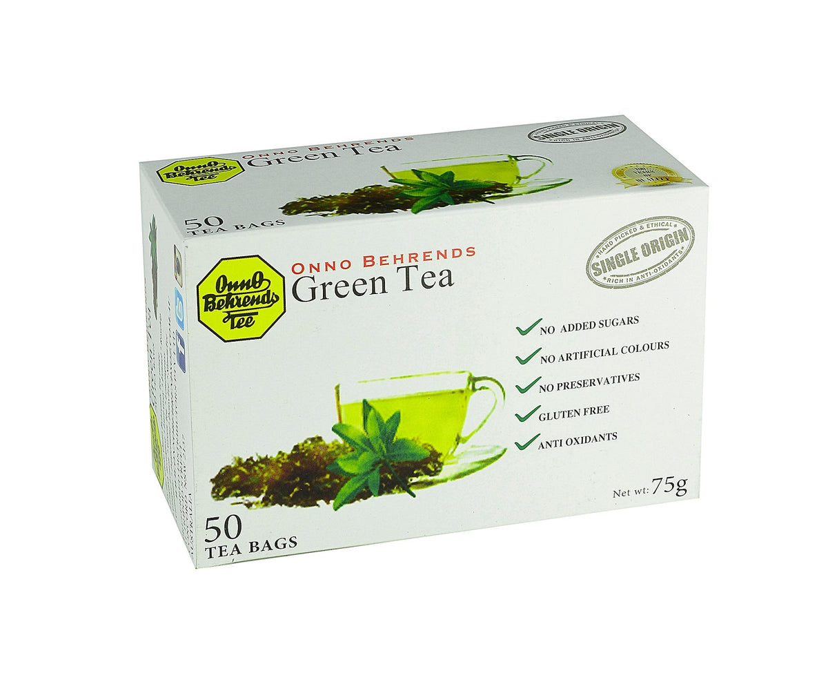 Onno Behrends Natural Green Tea Teabags [SZ:50 TEABAGS]