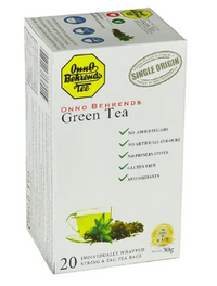 Onno Behrends Natural Green Tea Teabags [SZ:20 TEABAGS]