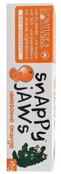 Nature's Goodness Snappy Jaws Toothpaste 75g [FLA:ORANGE]