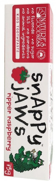 Nature's Goodness Snappy Jaws Toothpaste 75g [FLA:RASPBERRY]
