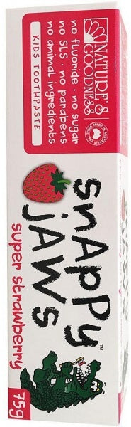 Nature's Goodness Snappy Jaws Toothpaste 75g [FLA:RASPBERRY]