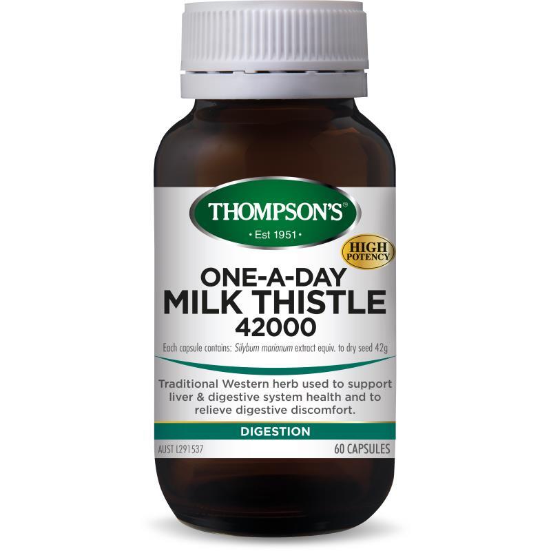 Thompson's One-a-Day Milk Thistle 42000 - 60 Capsules