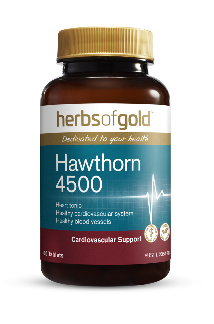 Herbs of Gold Hawthorn 4500 60 Tablets