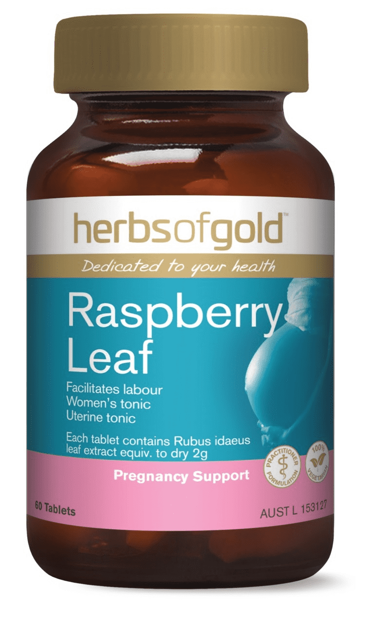 Herbs of Gold Raspberry Leaf 60 Tablets