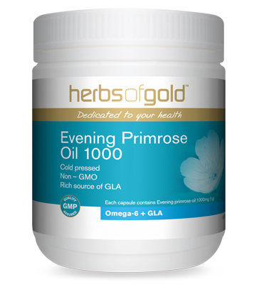 Herbs of Gold Evening Primrose Oil 1000 200 Capsules
