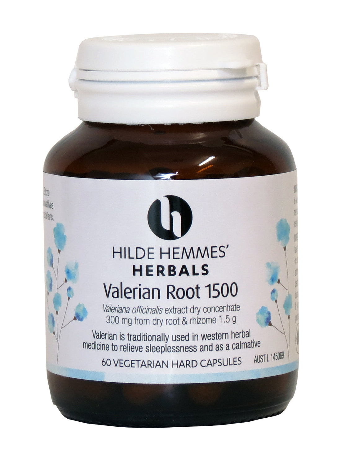 Hilde Hemmes' Herbals Valerian Root 1500 - 60 Vege Caps