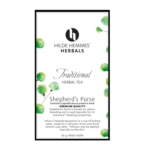 Hilde Hemmes' Herbals Shepherd's Purse Herb - 50g Herbal Tea