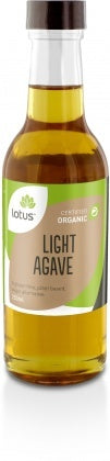 Lotus Certified Organic Light Agave Nectar 250mL