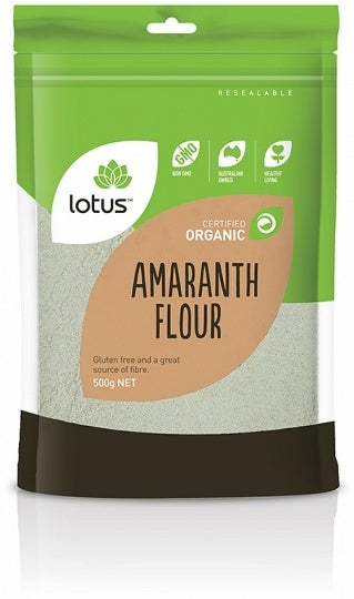 Lotus Organic Amaranth Flour G/F 500G
