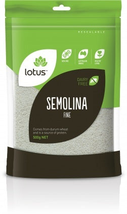 Lotus Semolina Fine 500g