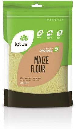 Lotus Organic Maize Flour 500Gm